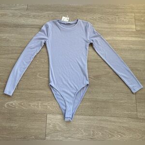 Zara medium periwinkle bodysuit BNWT